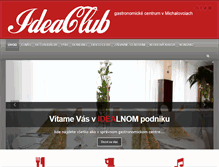 Tablet Screenshot of ideaclub.sk